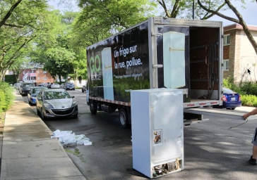 Camion de l'escouade GoRecycle